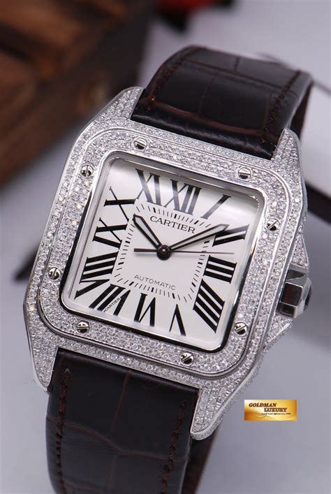 cartier santos 31mm|cartier santos xl with diamonds.